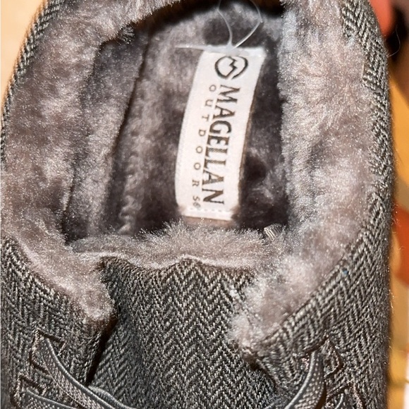 Men’s Fur Lined Mock Toe Shoes Size 9 - Picture 3 of 5